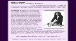 Desktop Screenshot of alicevachss.com